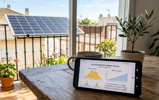 Calculadora de ahorro energético o solar